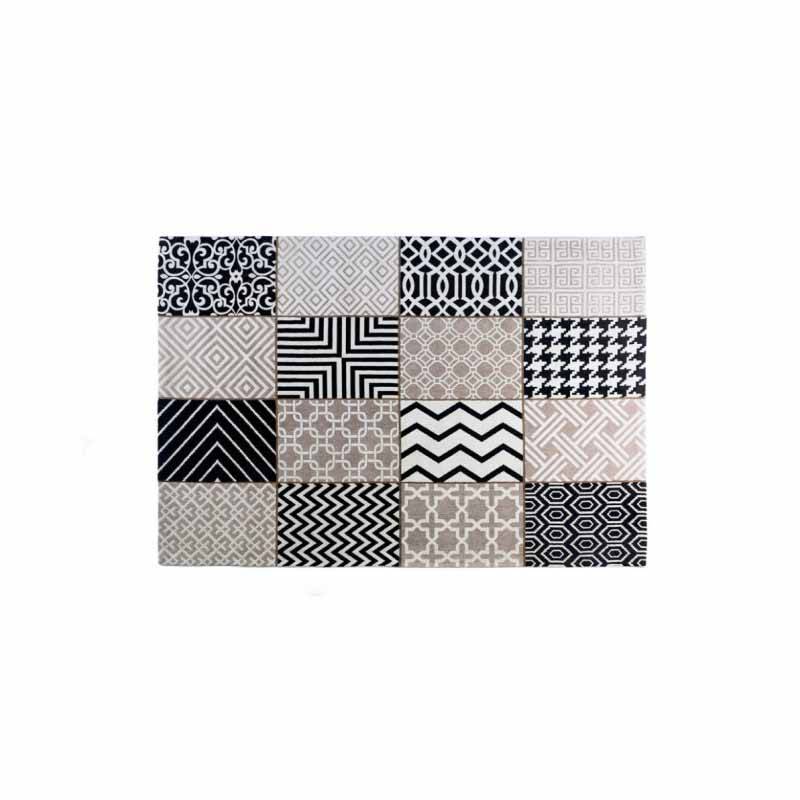 Alfombra vintage patchwork